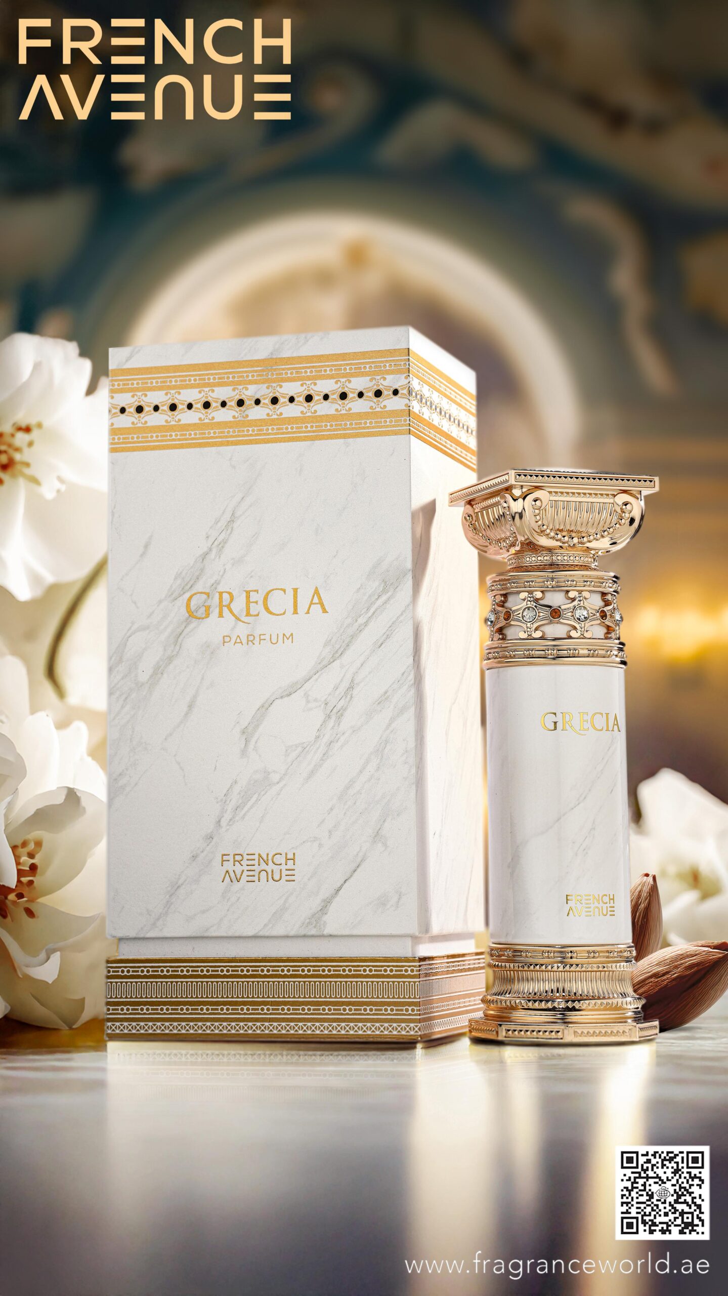 ادکلن فرنچ اونیو مدل گریسیا پارفوم وایت مشابه له لیکویید ایمجینر بلانچ بته (Parfum Grecia White) Blanche Bête Les Liquides Imaginaires